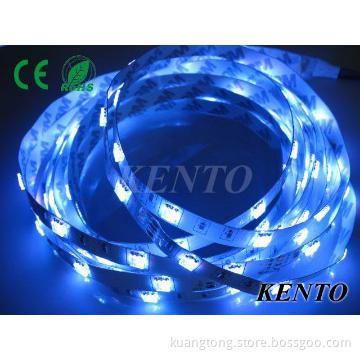 High Lumen 12volt  SMD3528 Indoor Blue Led Strip Lights,120pcs/meter